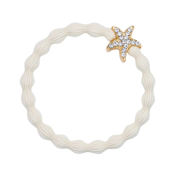ByEloise London Bling Starfish Creme White