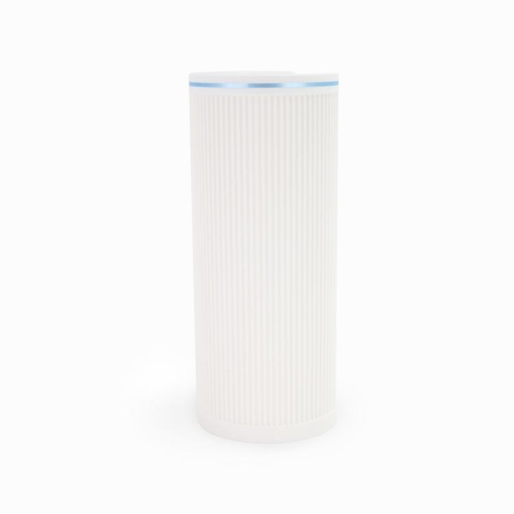 Wunderkopf Haargummi Organizer XXL weiß Rand hellblau