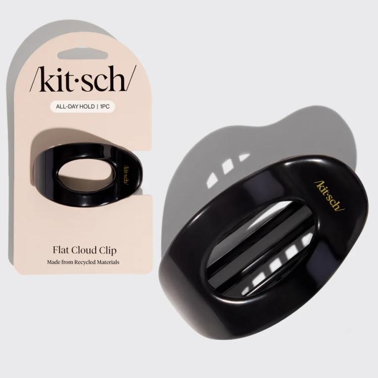 Kitsch Small Flat Cloud Clip Black