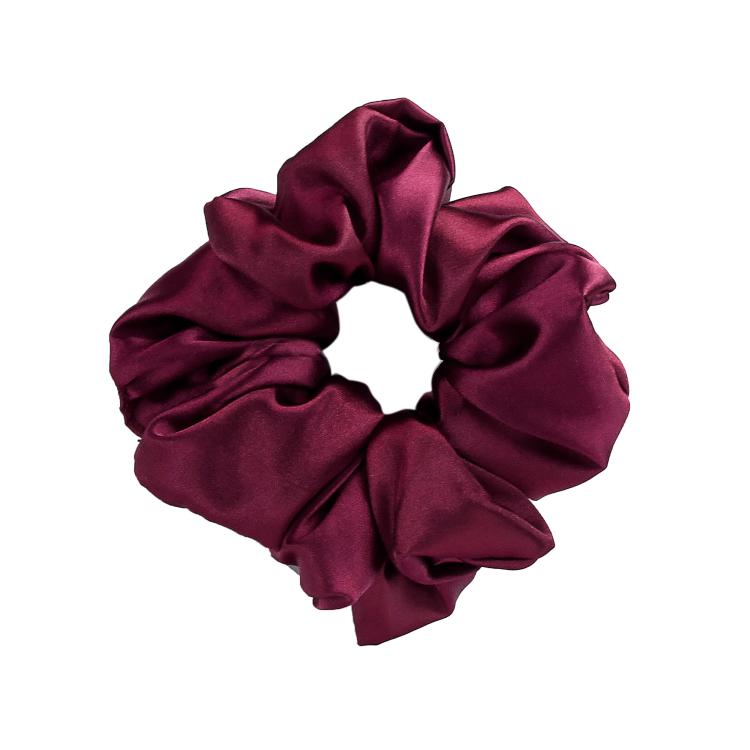 What a bun! Scrunchie Large Silk Bordeaux