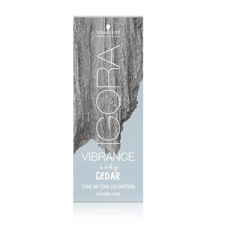 Igora Vibrance ashy cedar Coloration 7-21 Mittelblond Asch Cendre