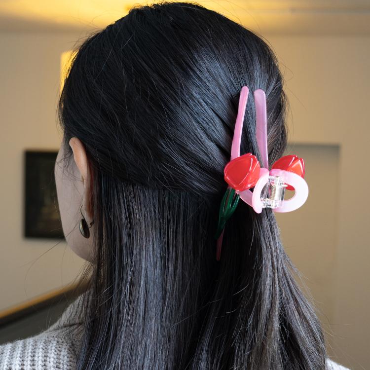 Helly Hair Haarklammer Tulpe rosa
