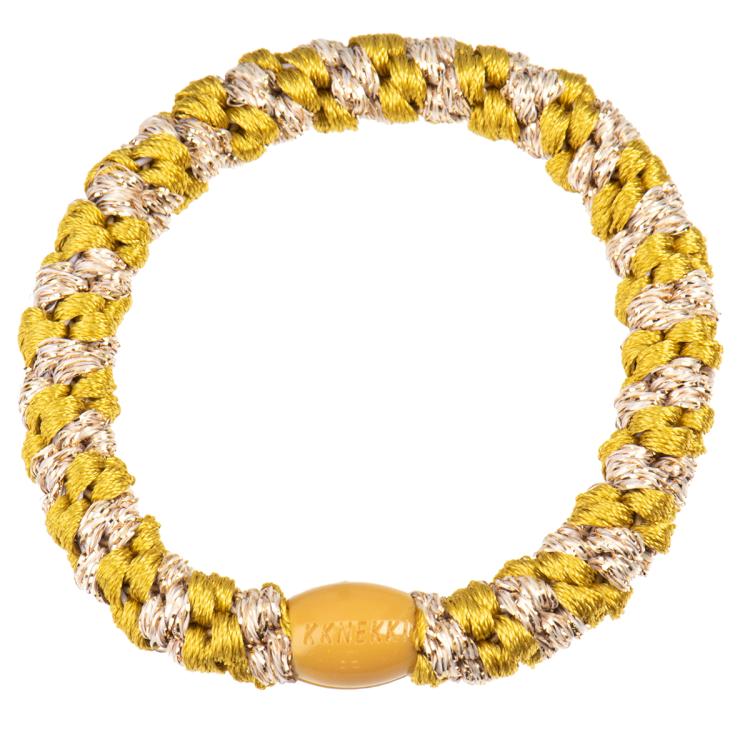 Kknekki  Green Gold-beige Glitter Stripe