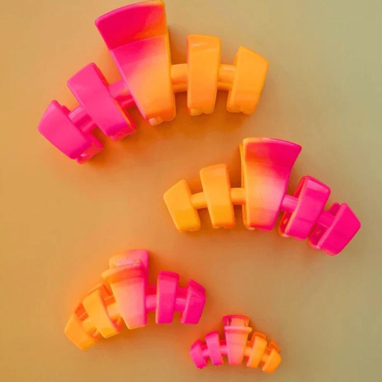 Teleties Classic Day Rave Hair Clip klein