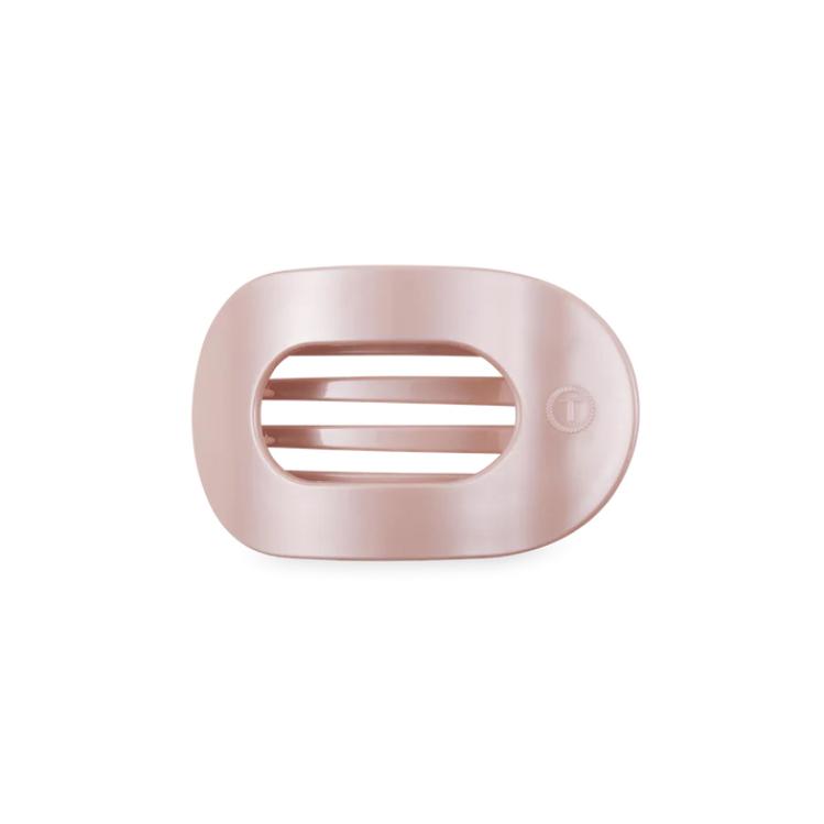 Teleties Flat Round Clip klein Pearly Pink