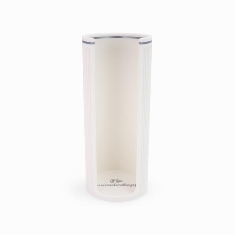 Wunderkopf Haargummi Organizer XXL weiß Rand silber