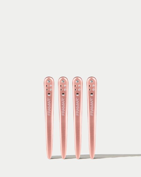 Framar Big Bite Clips rosegold