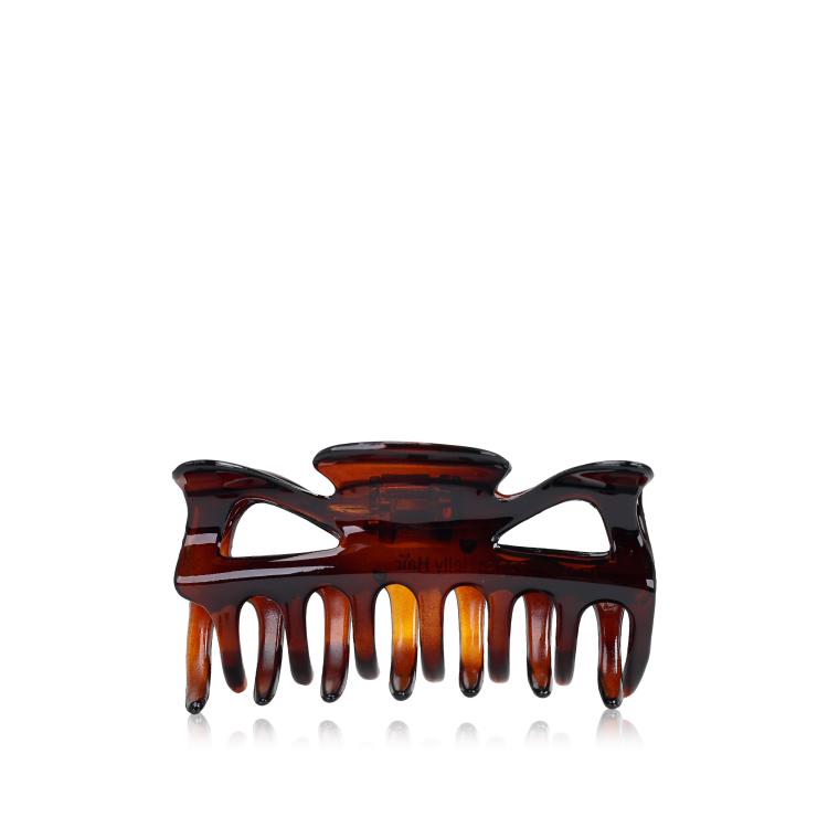Helly Hair Haarklammer Paula 8 cm horn