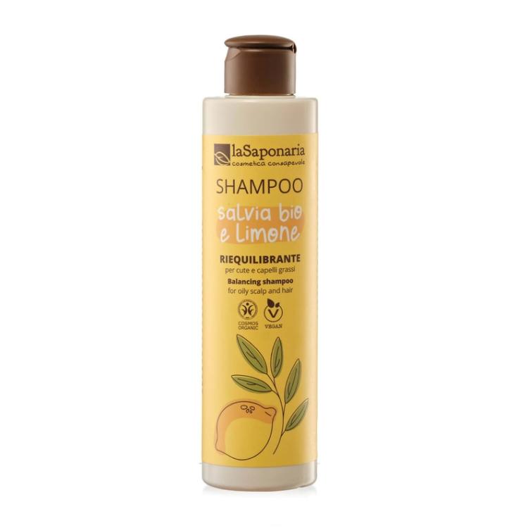 La Saponaria Salvia Bio e Limone Shampoo