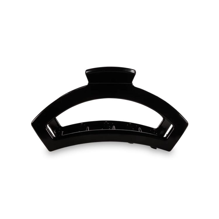 Teleties Open Hair Clip Jet Black Medium