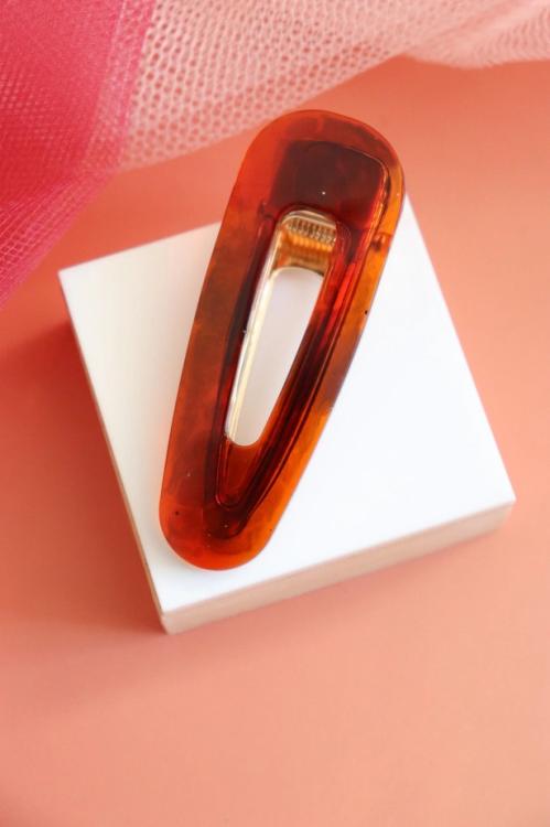 CG Home Dreieckige Haarspange Horn