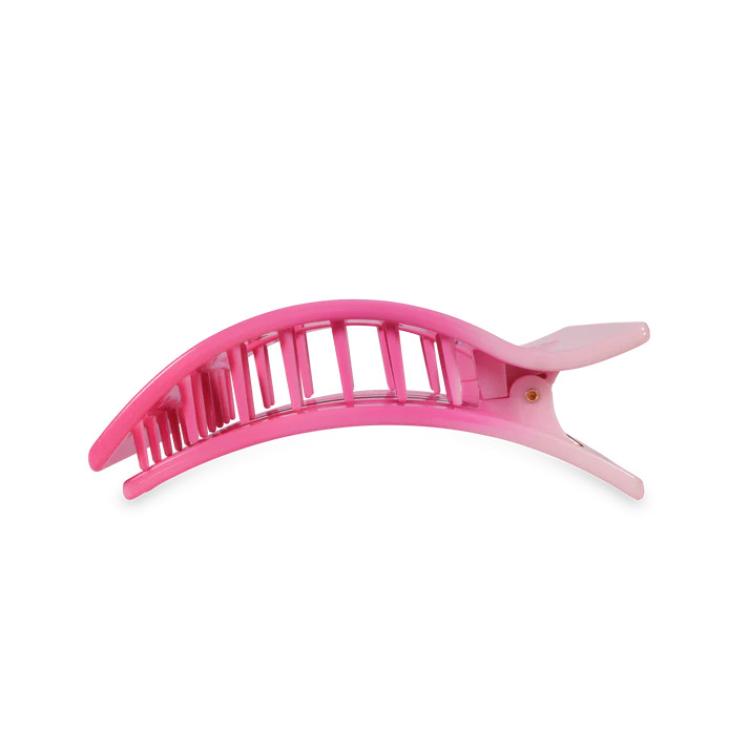 Teleties Large Flat Rectangle Hair Clip Kiss & Tell