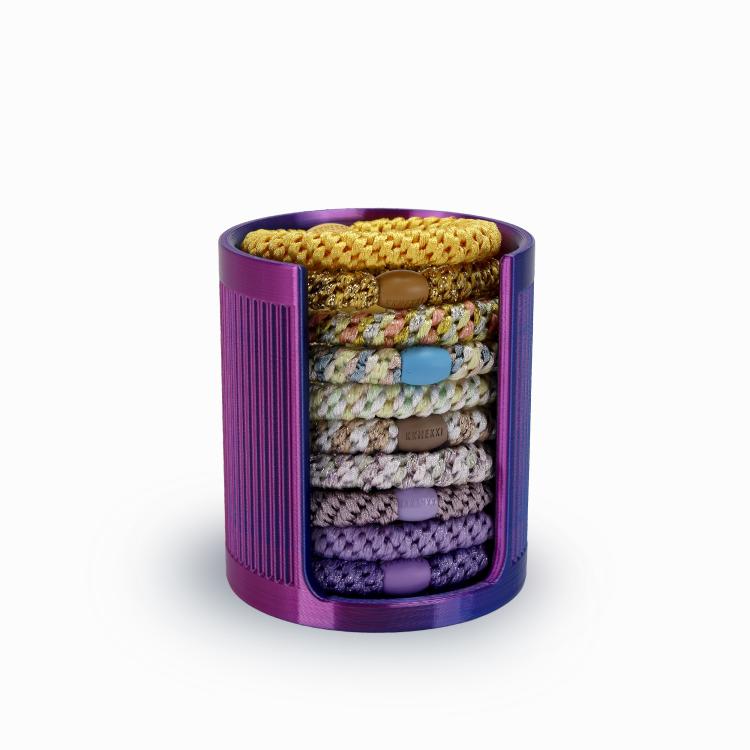 Wunderkopf Haargummi Organizer Mitternachtsblau