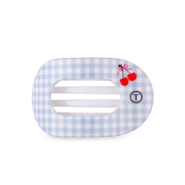 Teleties Flat Round Clip medium Basket of Cherries
