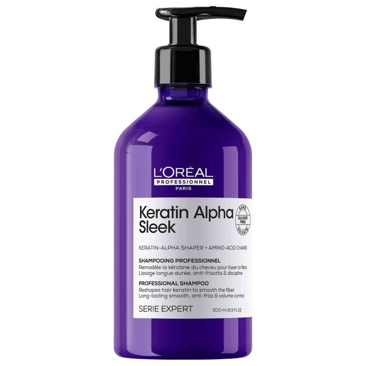 Loreal Keratin Alpha Sleek Shampoo