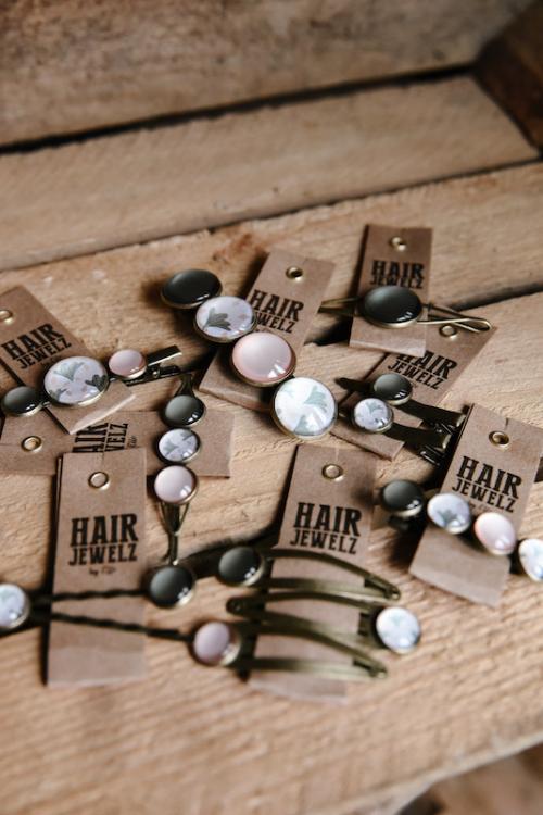 Hairjewelz by Elle Colourclip Single Pastel Lotus