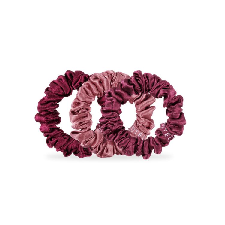 Teleties Scrunchie klein Burgundy Bliss