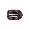 Teleties Flat Round Clip klein Burgundy Bliss