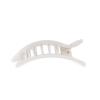 Teleties Medium Flat Rectangle Hair Clip Coconut White