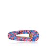 CG Home Dreieckige Haarspange blau rot