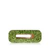 CG Home rechteckige Haarspange Limette glitzer 1 St