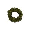 What a bun! Scrunchie Mini Satin Olive Green