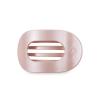 Teleties Flat Round Clip medium Pearly Pink