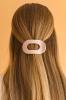 Teleties Flat Round Clip klein Pearly Pink