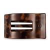 Teleties Large Flat Rectangle Hair Clip Tortoise