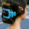Teleties Large Flat Square Hair Clip Summer Sky