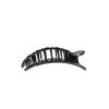 Teleties Flat Round Clip klein Jet black Quilted