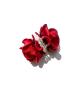 Solar Eclipse Rosen Haarklammer Satin rot