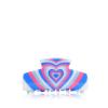 Helly Hair Haarklammer Retro Blue Heart