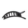 Teleties Large Flat Rectangle Hair Clip Jet Black