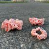 What a bun! Scrunchie Mini Satin Peach