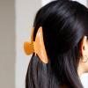 Helly Hair Haarklammer Lara orange halbtransparent