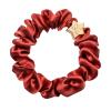 ByEloise Gold Star Silk Scrunchie Persimmon