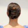 Teleties Large Flat Rectangle Hair Clip Jet Black
