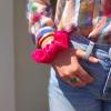 Laure Derrey Scrunchie Himmbeerfarben