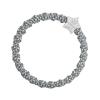 ByEloise London  Metallic Silver Star Ash