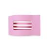 Teleties Medium Flat Rectangle Hair Clip Merry Pinkmas 1 St