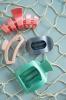 Teleties Medium Flat Square Hair Clip Totally Turquoise