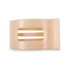 Teleties Medium Flat Rectangle Hair Clip Almond Beige 1 St