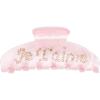 Dark Je Taime Hair Claw Pale Rose