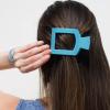Teleties Medium Flat Square Hair Clip Summer Sky