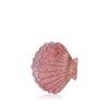 By Vivi Muschel Haarklammer Alt Rosa Glitzer