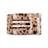 Teleties Medium Flat Rectangle Hair Clip Blonde Tortoise