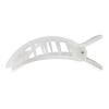 Teleties Large Flat Square Hair Clip Coconut White