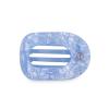 Teleties Flat Round Clip medium Blue Lagoon
