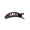 Teleties Flat Round Clip medium Truly Taupe Quilted